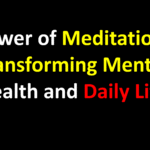 Power of Meditation: Transforming Mental Health and Daily Life